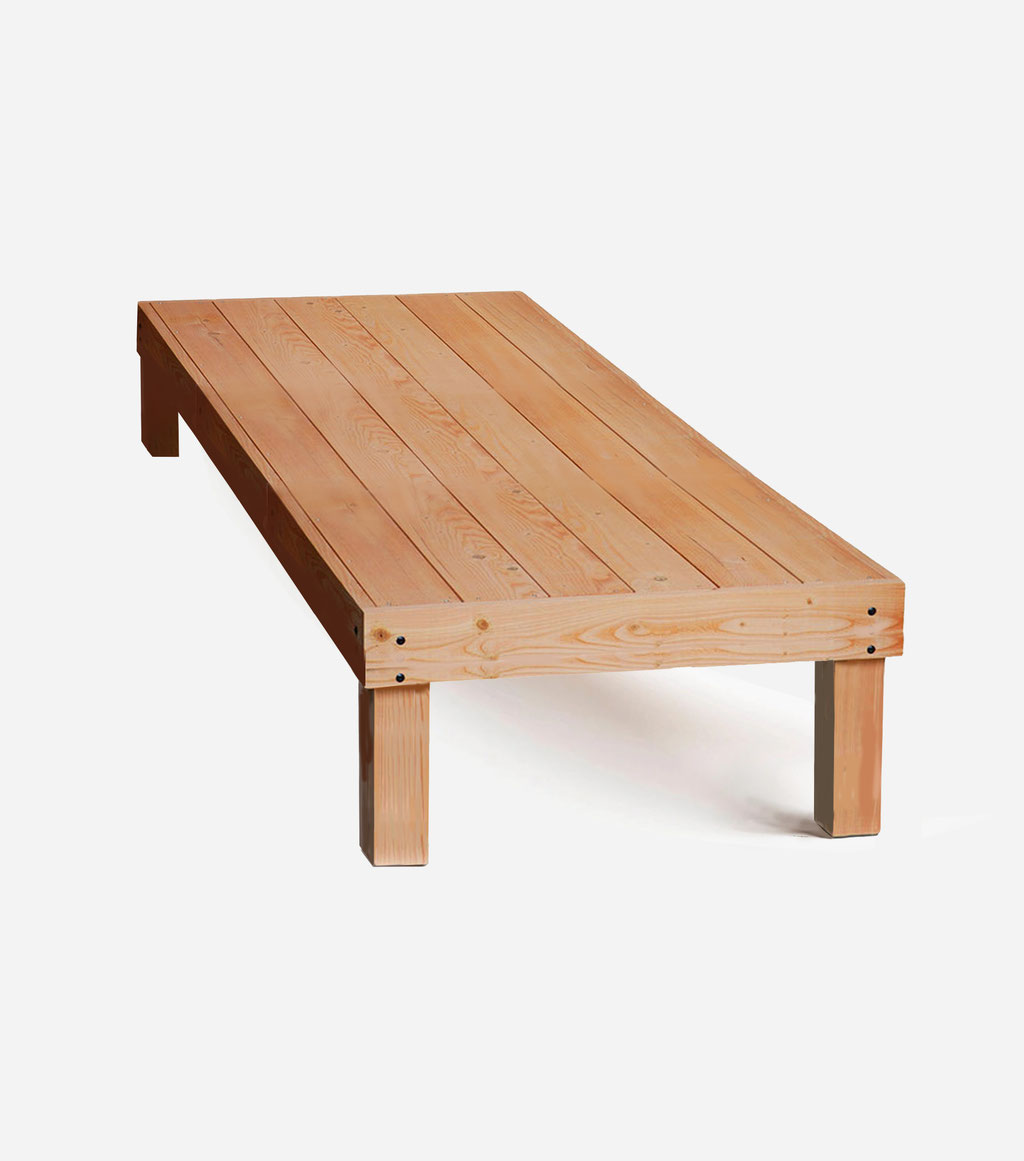 banquette d'extérieur bois made in france