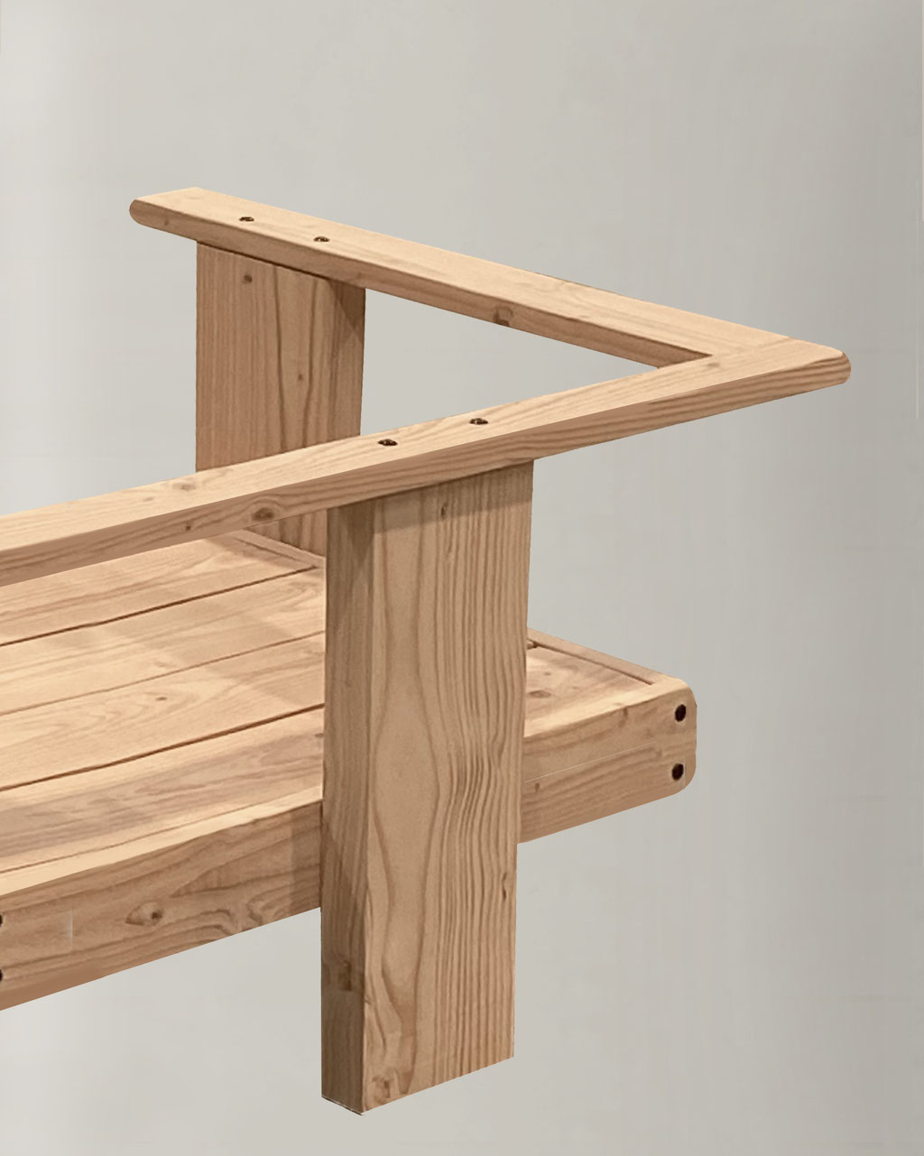 canapé de jardin bois douglas made in france