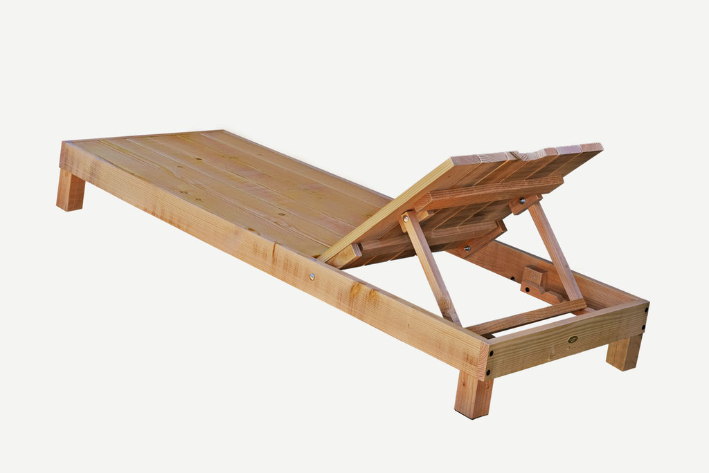 chaise longue bain de soleil bois made in france