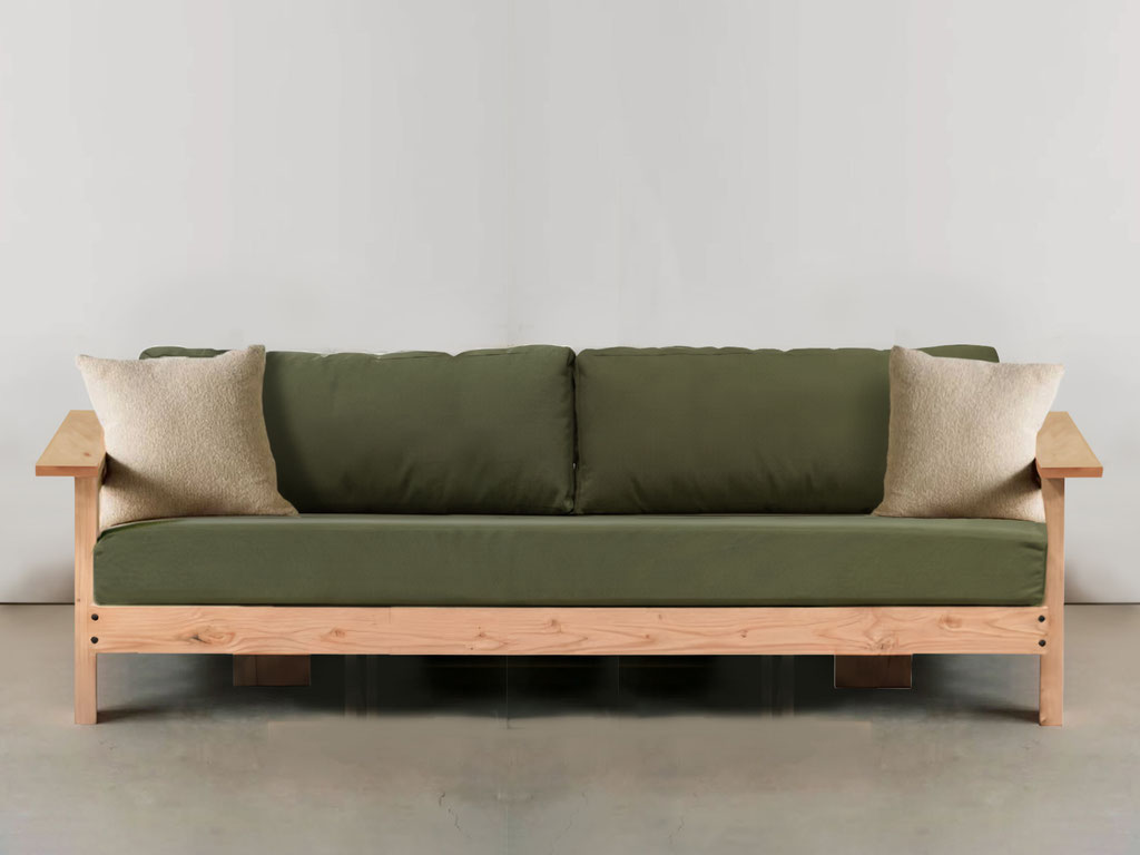 canapé de jardin bois douglas made in france