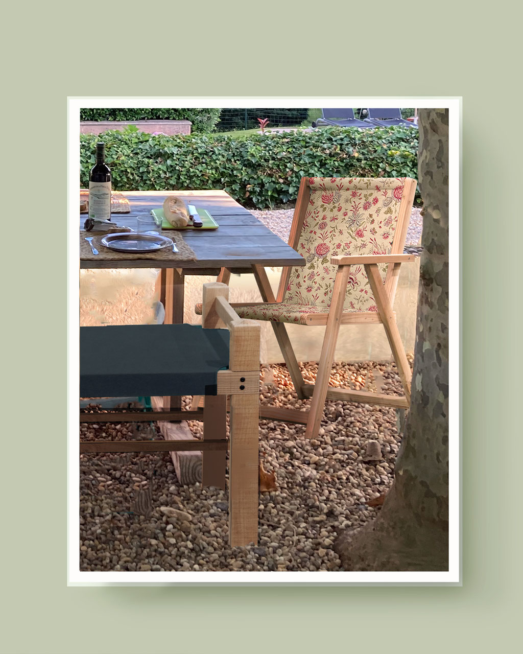 fauteuil bois d'extérieur made in france