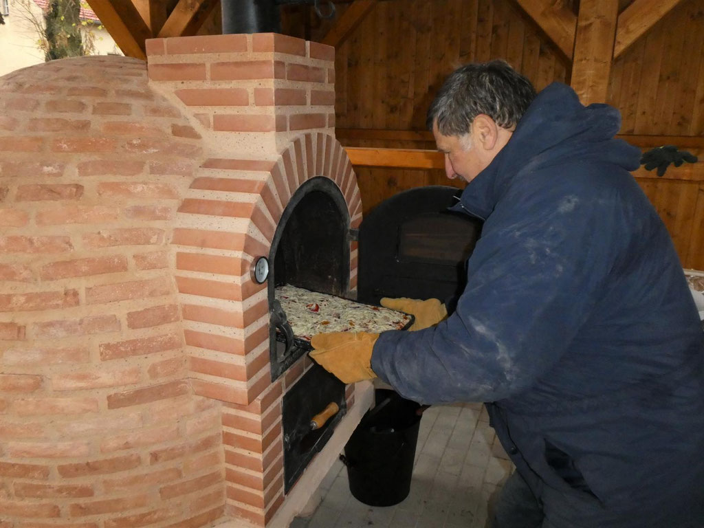 Pizza als erster Test