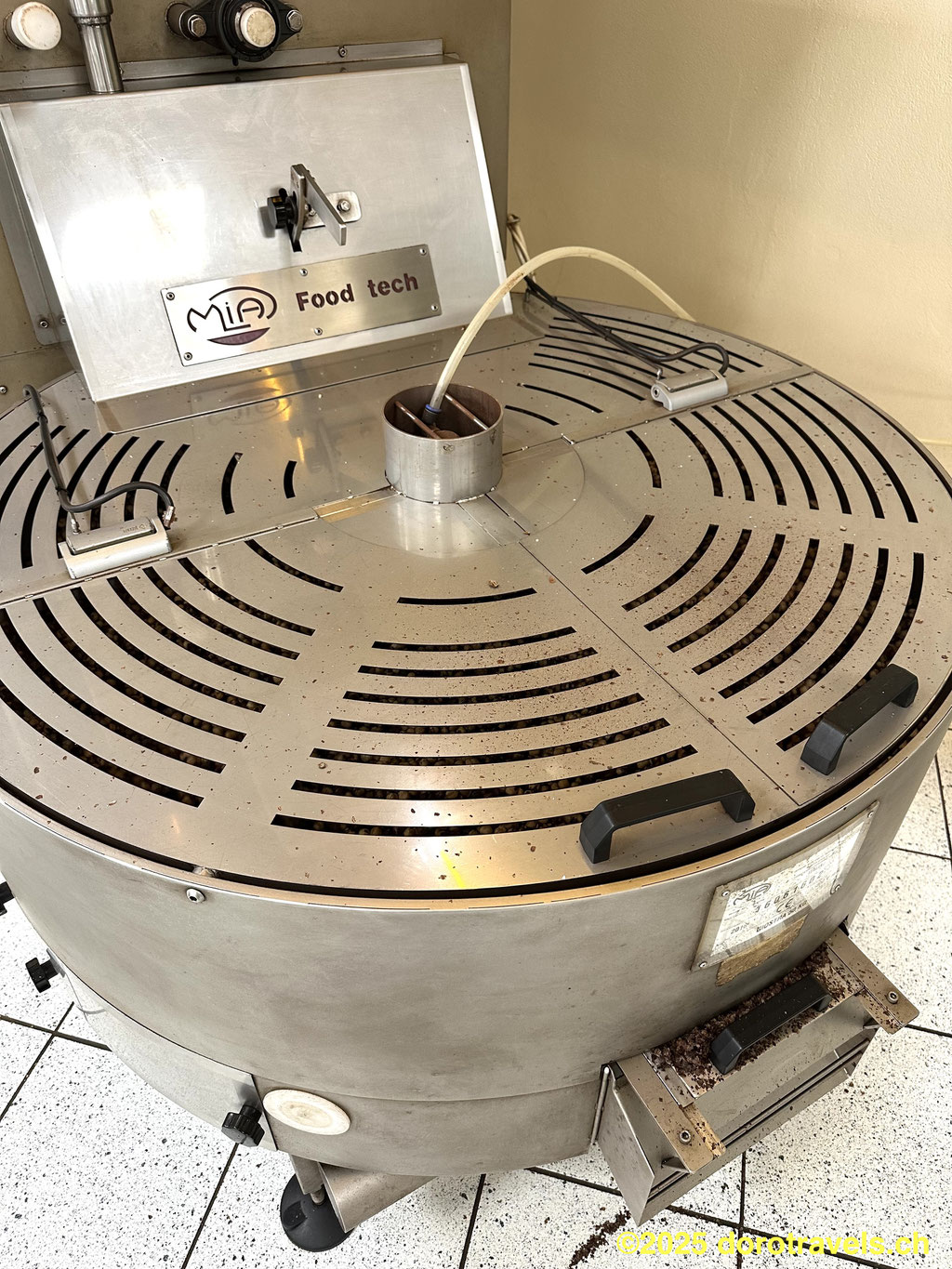 HAZELNUTS BEING ROASTED