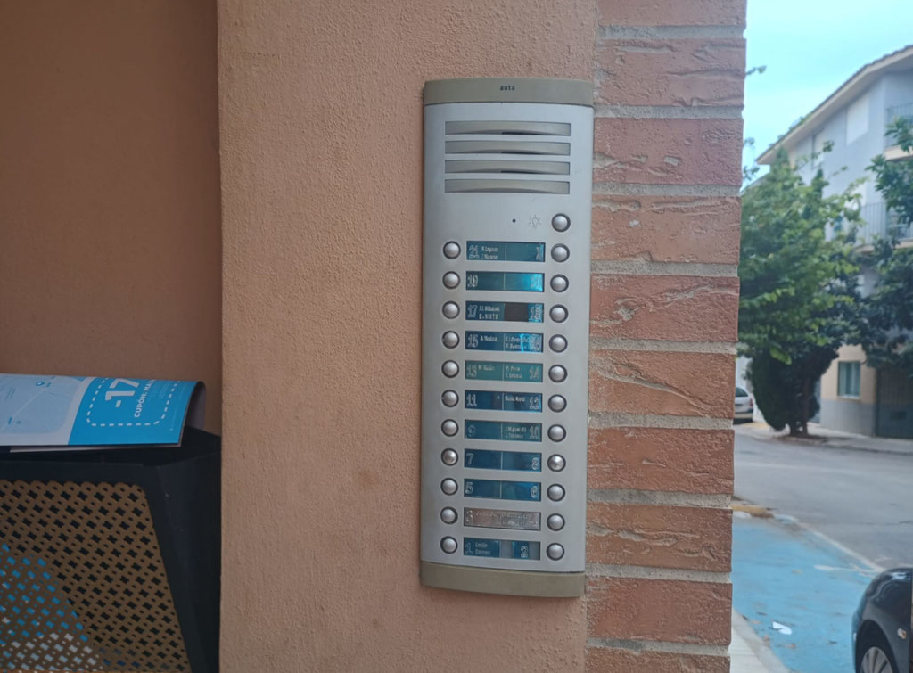 Placa de portero Auta