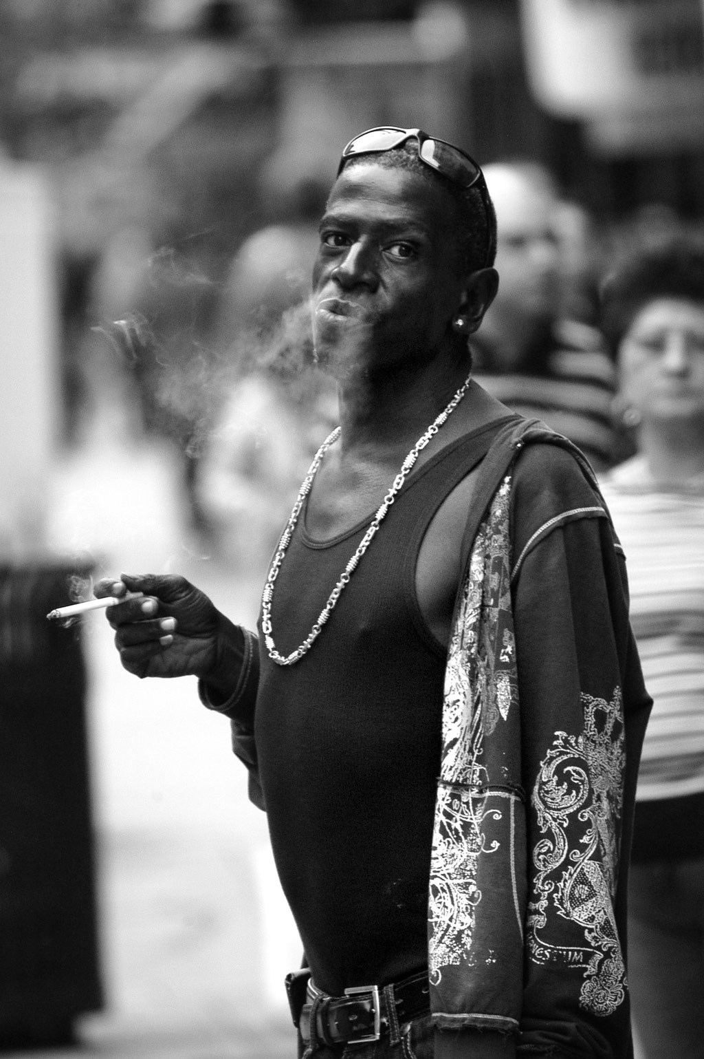 SMOKE BREAK IN BROADWAY