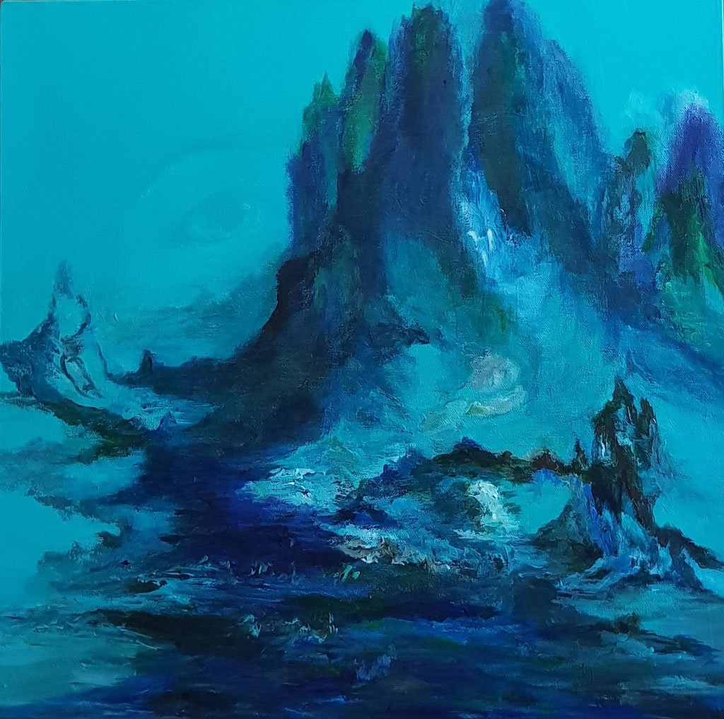 Illusion ou réalité- Acrylique-50x50