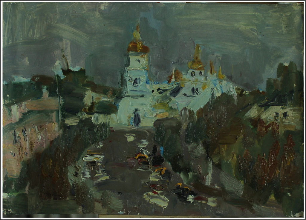 "Вид на Михайловский"|"View of the Mikhailovsky"