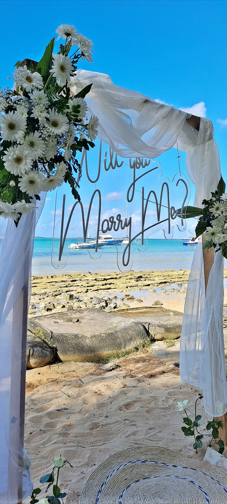 Will you Marry me - Heiratsantrag am Strand