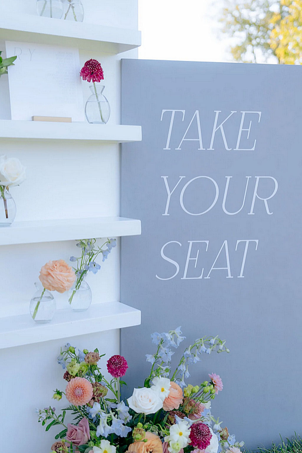 Take you Seat - Sitzplan bei einer Hochzeit auf dem Hof von Laer in Herford