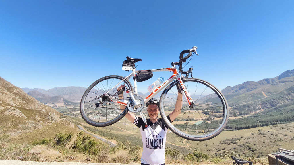 Mit dem Rad über den Franschhoek Pass