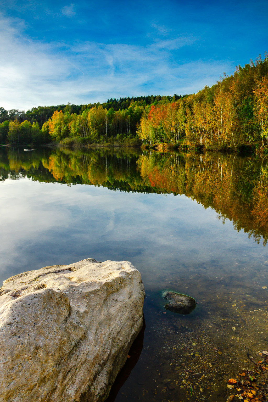 Wasserspiegelung am Biesernsee