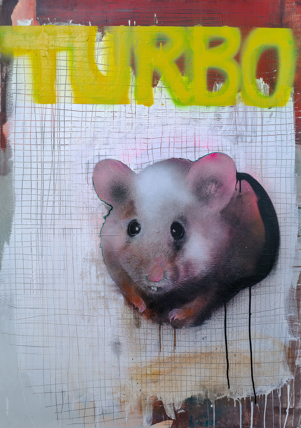 "Turbo" - Acryl, Lack, Leinwand - 100cm x 80cm - 2022