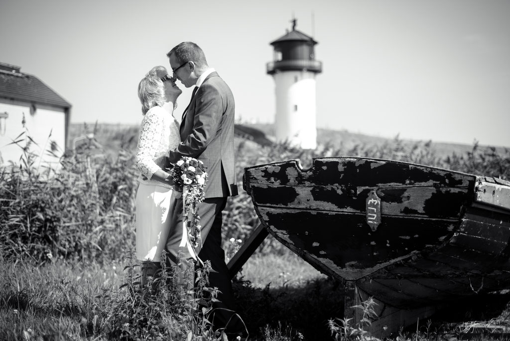 Hochzeit, Hochzeitsfotos im Leuchtturm Dicke Berta in Cuxhaven