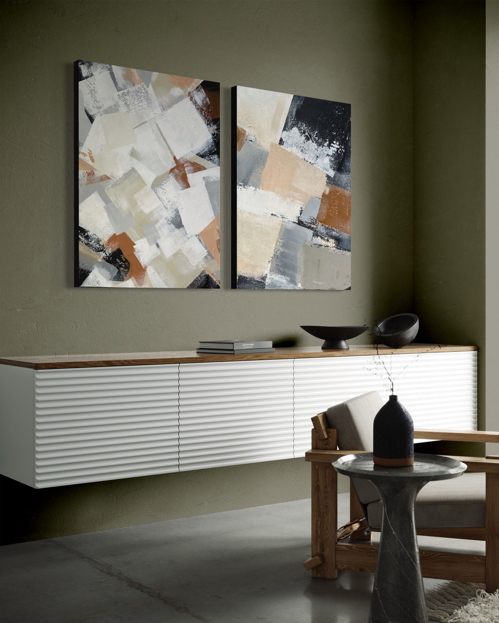 "Fusion of Nature" 30x40 each - SOLD