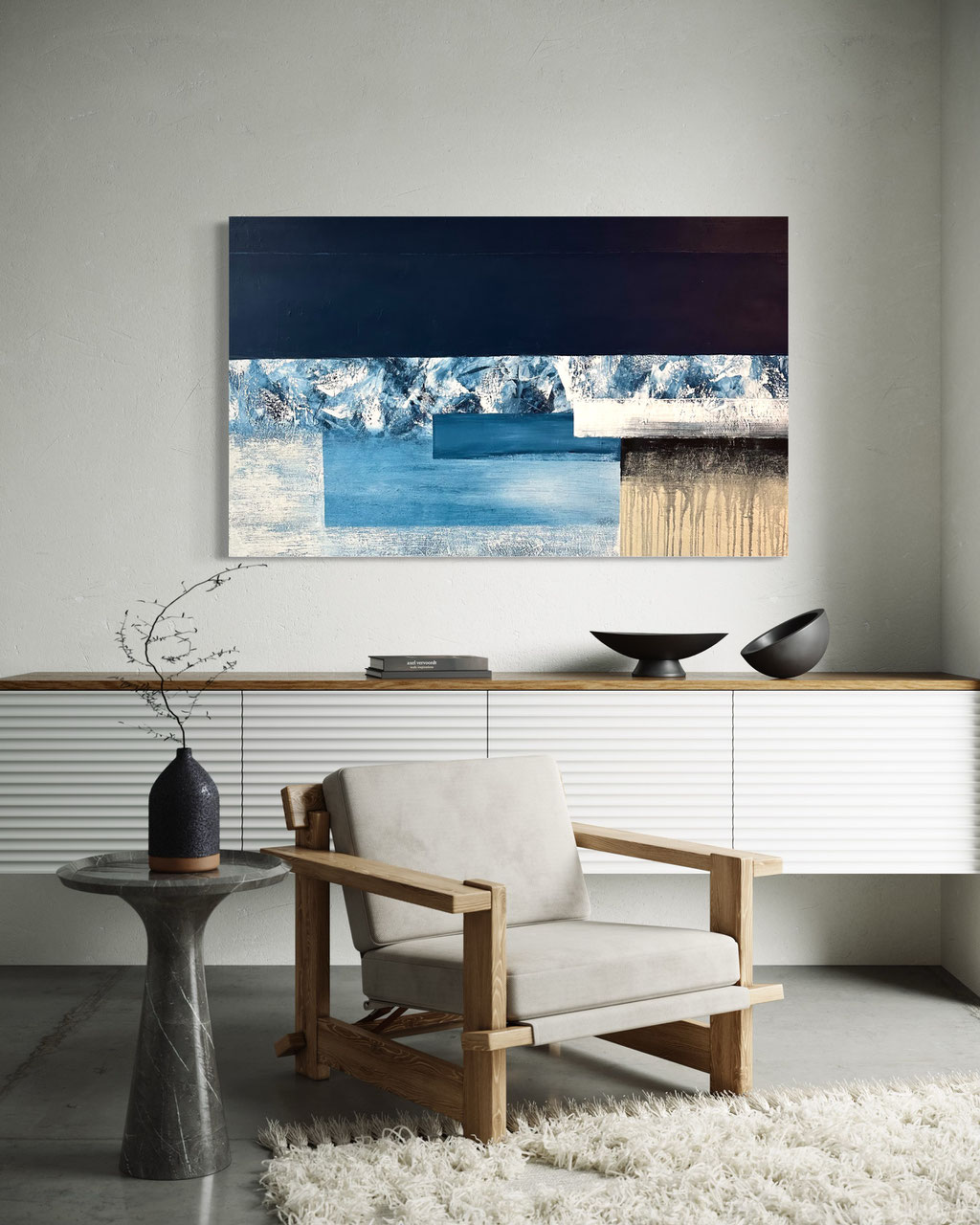 By the End of the Night" 36x60 - SOLD