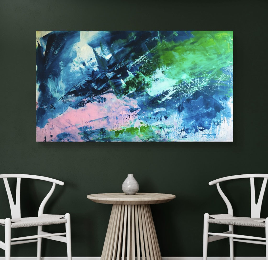 "Northern Lights" 59"x35" SOLD