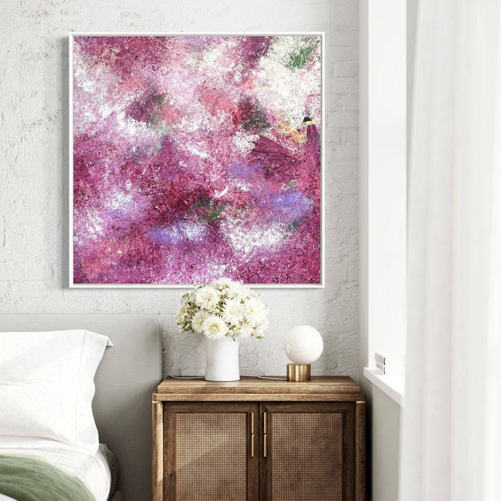 "Whispering Blossoms" 36x36 - SOLD