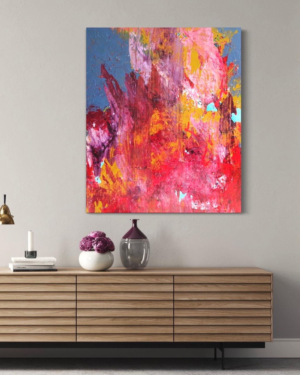 "Firestorm" 40"x48" SOLD nach Göttingen