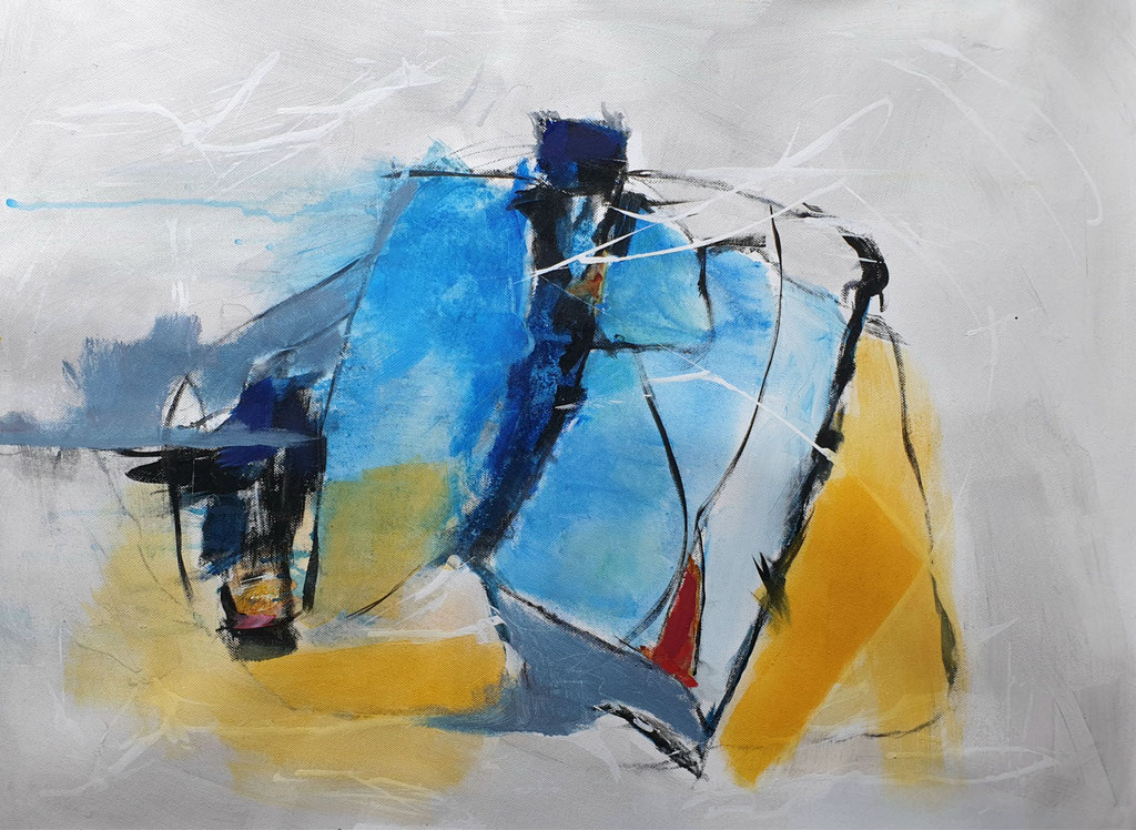 2020/6, Abstrakt, Acryl, Leinwand, 60x50 cm 