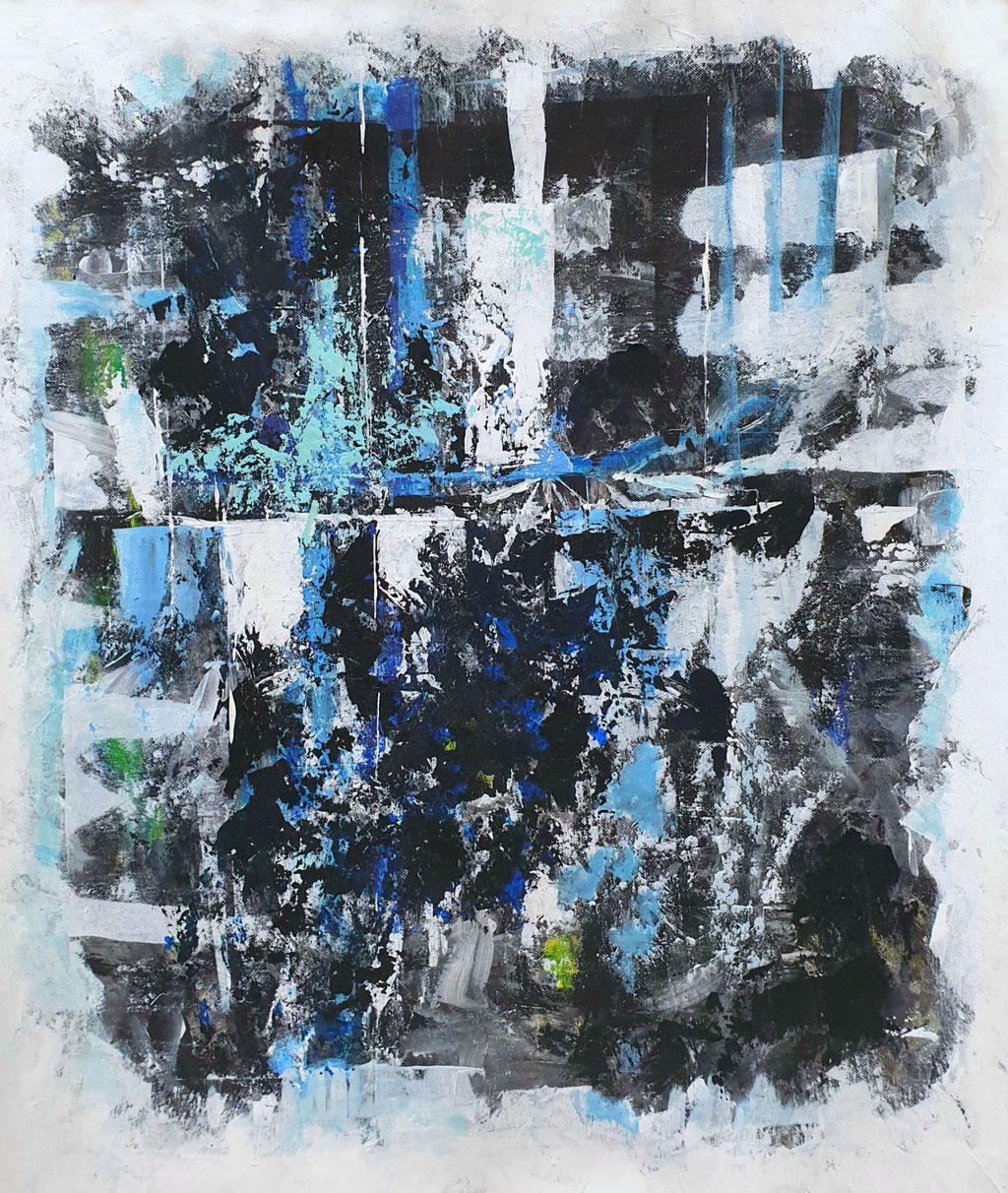 2020/10, Abstrakt, Acryl, Leinwand, 70x90 cm