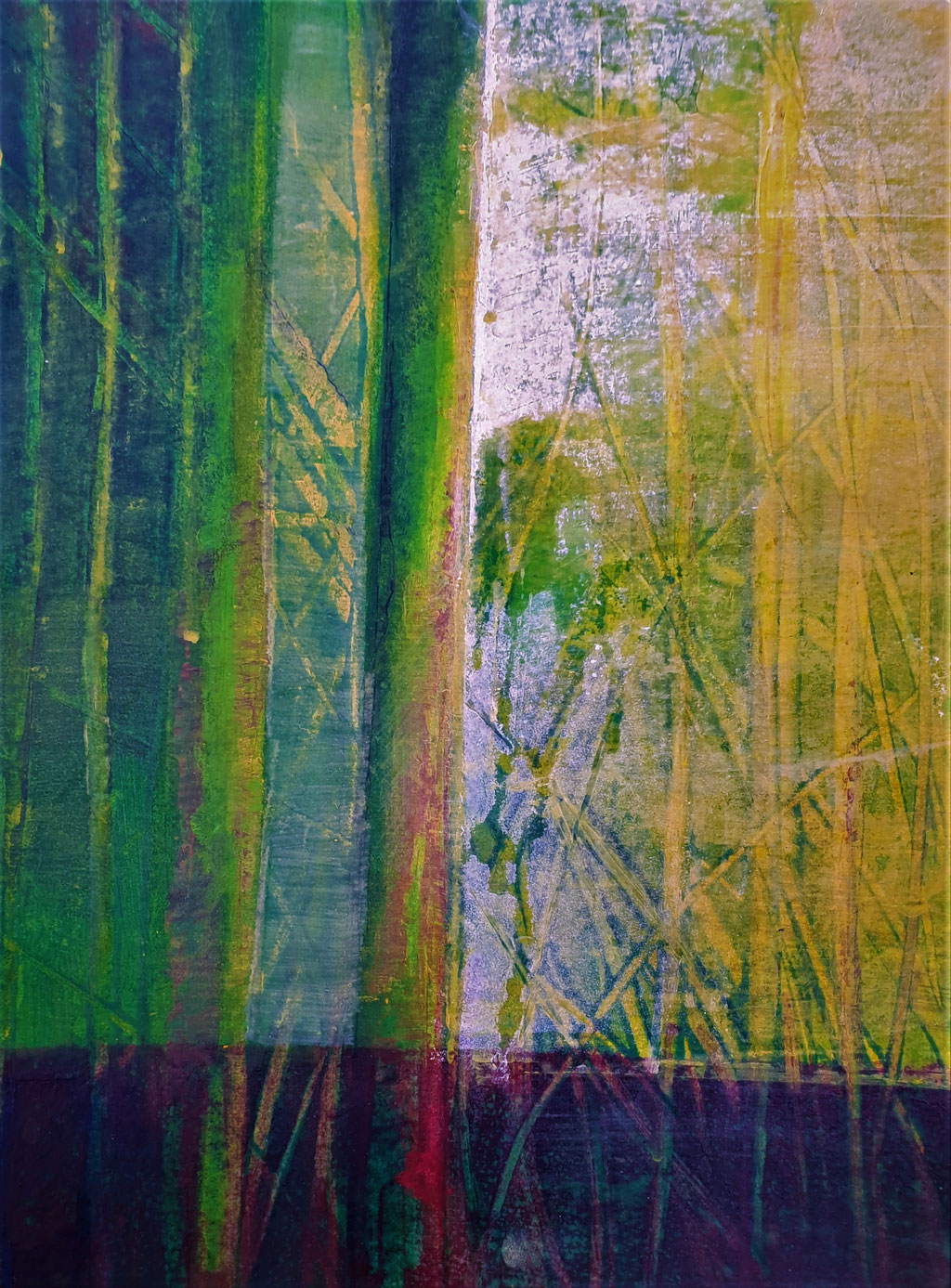 2020/8, Farbräume, Papier, 29x20 cm