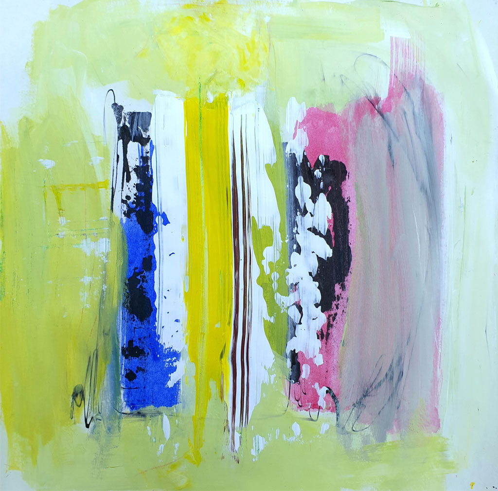 2020/15, Flächen, Formen, Papier, 30x30 cm
