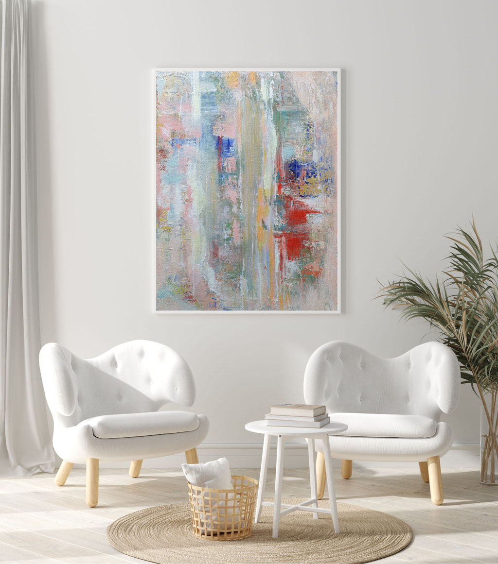 Abstraktes Interieur-Design zu 2019/7, 
