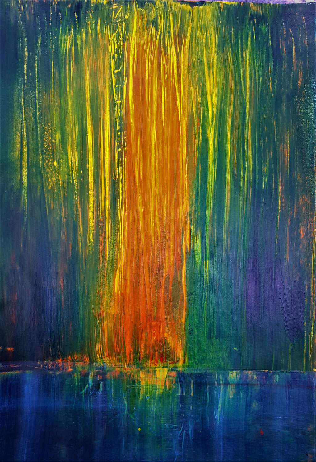 2020/12, Farbräume, Papier, 29x20 cm