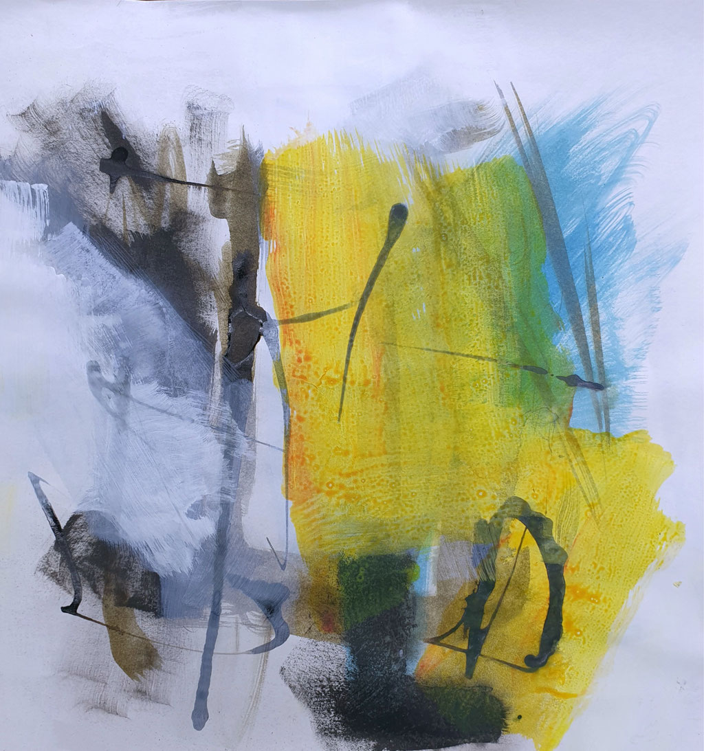 2020/5, Flächen, Formen, Papier, 30x30 cm 