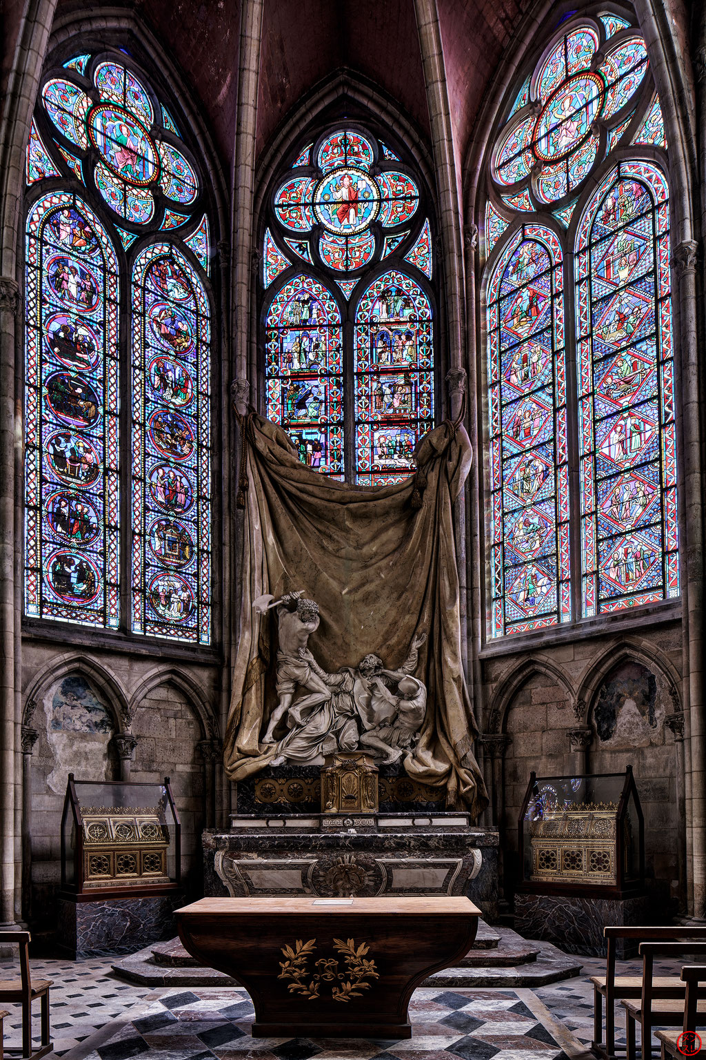 Cathédrale Saint-Etienne de Sens, Yonne, France. Janvier 2019