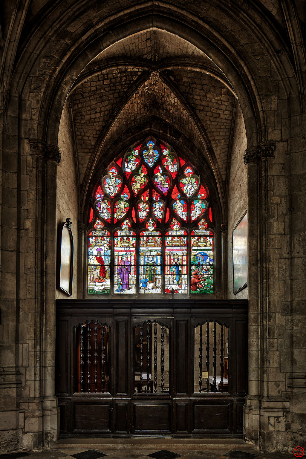 Cathédrale Notre-Dame d'Évreux, Eure, France. Octobre 2017