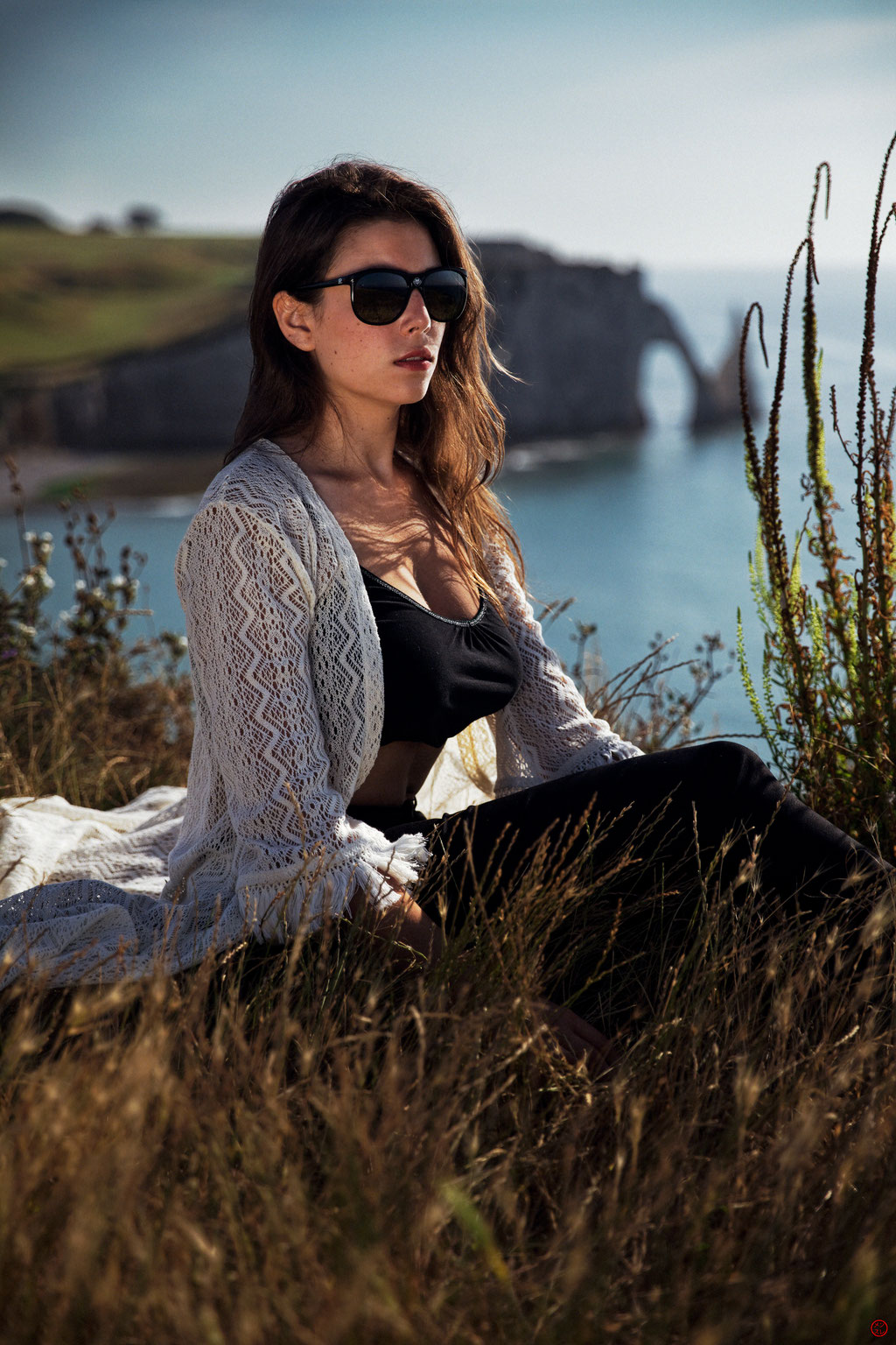 Océane, Etretat, Normandie. Juillet 2019