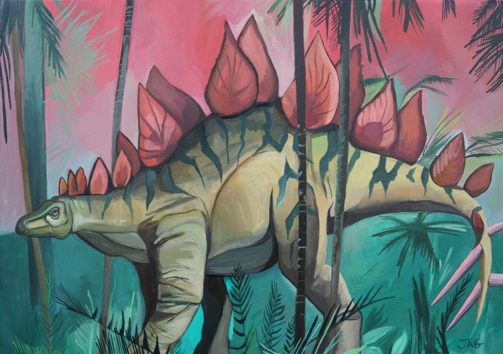 'The Steg' acrylic on canvas, 2020, 70 x 50cm - SOLD