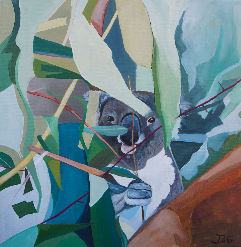 'Kelvin' acrylic on canvas, 2022, 50 x 50cm - SOLD