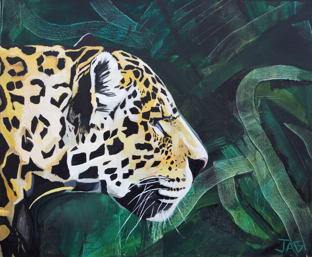 'Jacobo' acrylic on canvas, 2020, 60 x 50cm - SOLD