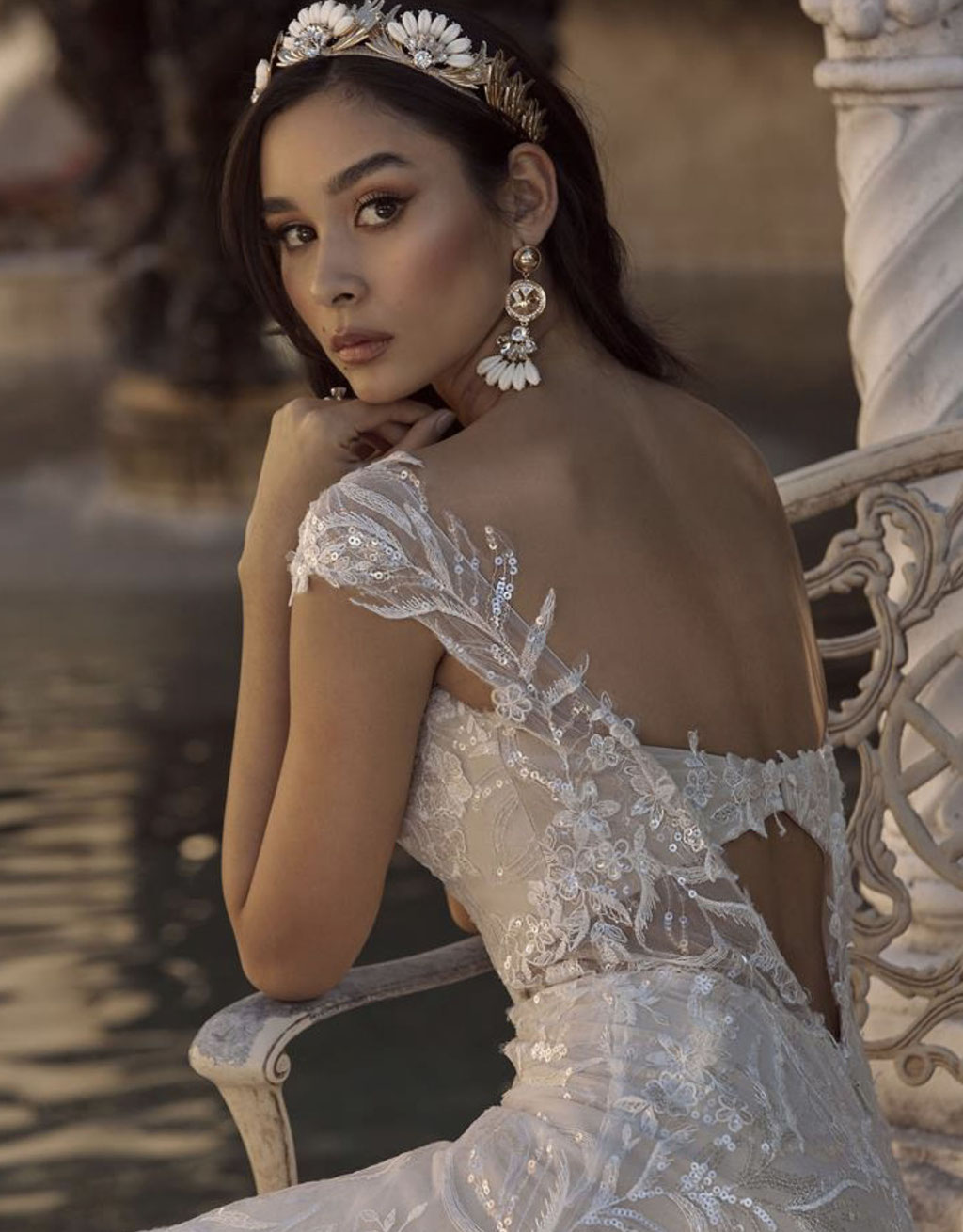 Preisreduziertes günstiges A-Linie-Brautkleid Madi Lane