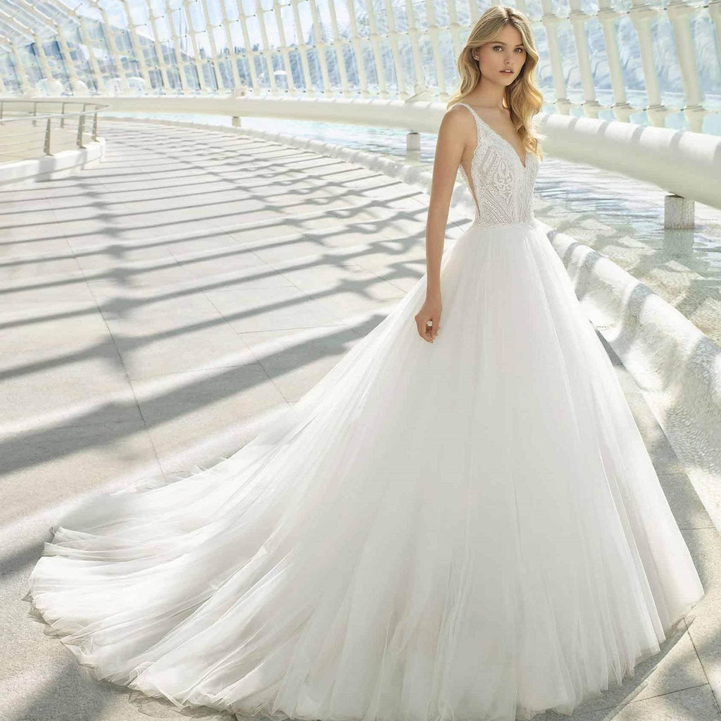 super günstiges Brautkleid Rosa Clará