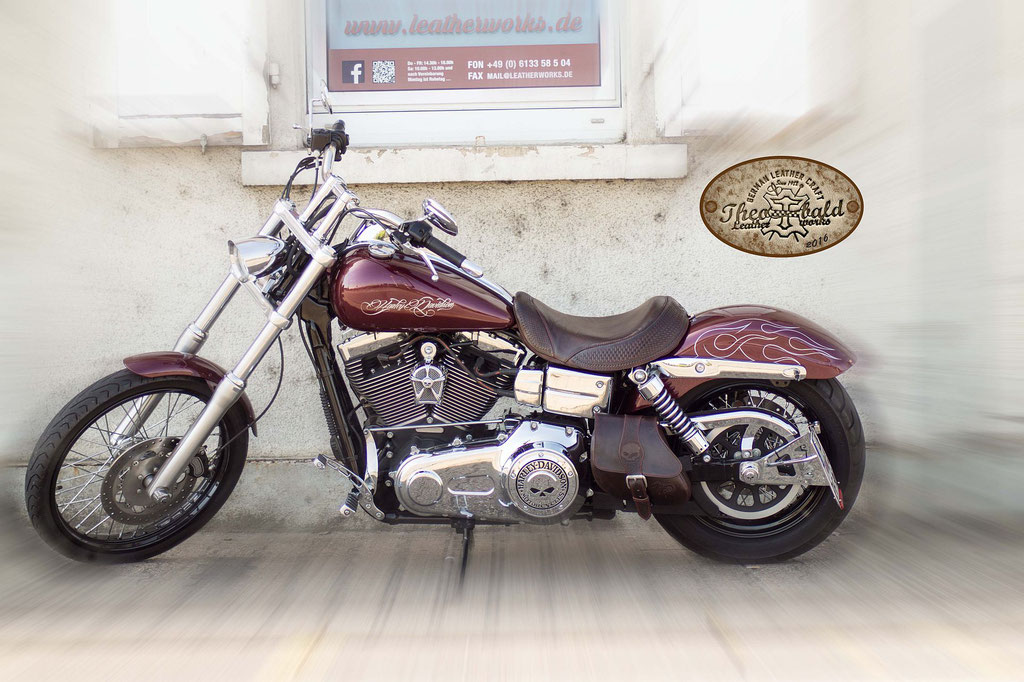 Dyna Street Bob von Volker P. aus Langen/Germany.... Sitz und Schwingentasche