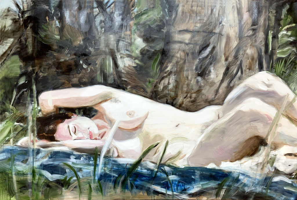 sleepy_2019_135x200cm_oil on canvas
