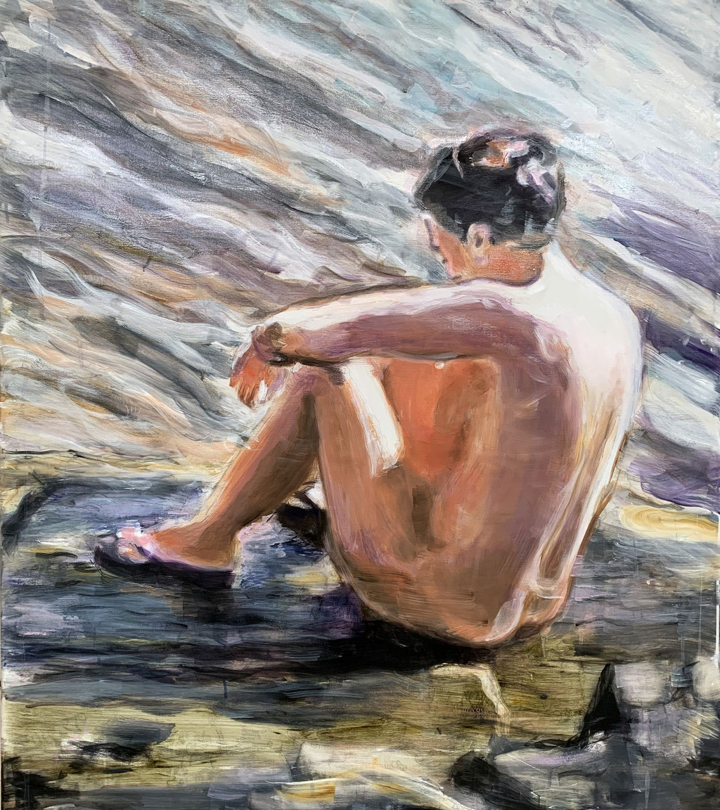 stone_2019_90x80cm_oil on canvas