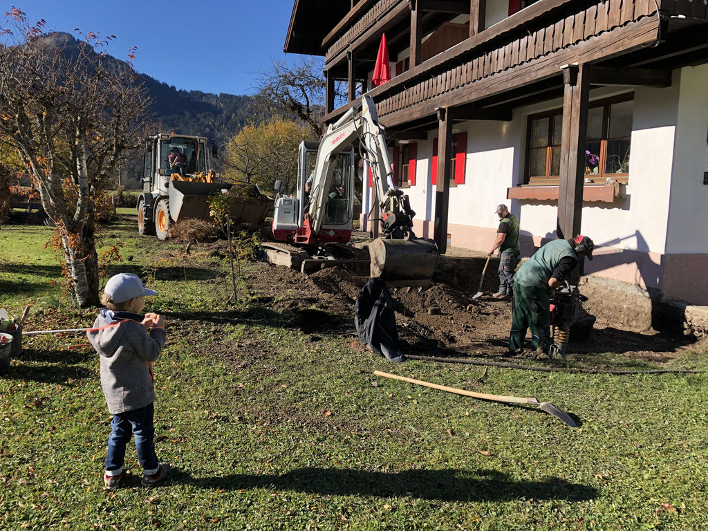 12.11.2018 Neubau der Terrasse vor dem Scheibenhaus 2