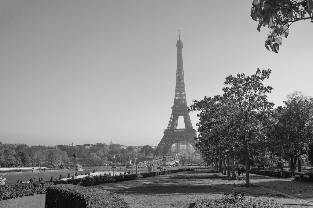 Eiffelturm - Blick vom Jardin du Trocadéro
