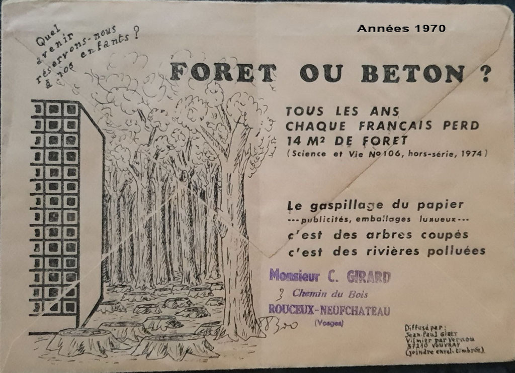 la forêt et l'artificialisation des sols. la forêt ou le béton