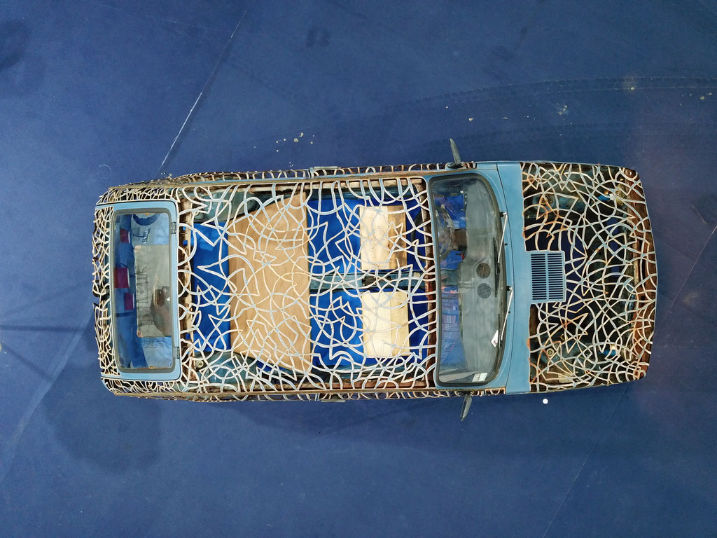 Fiat 127 entièrement sculptée