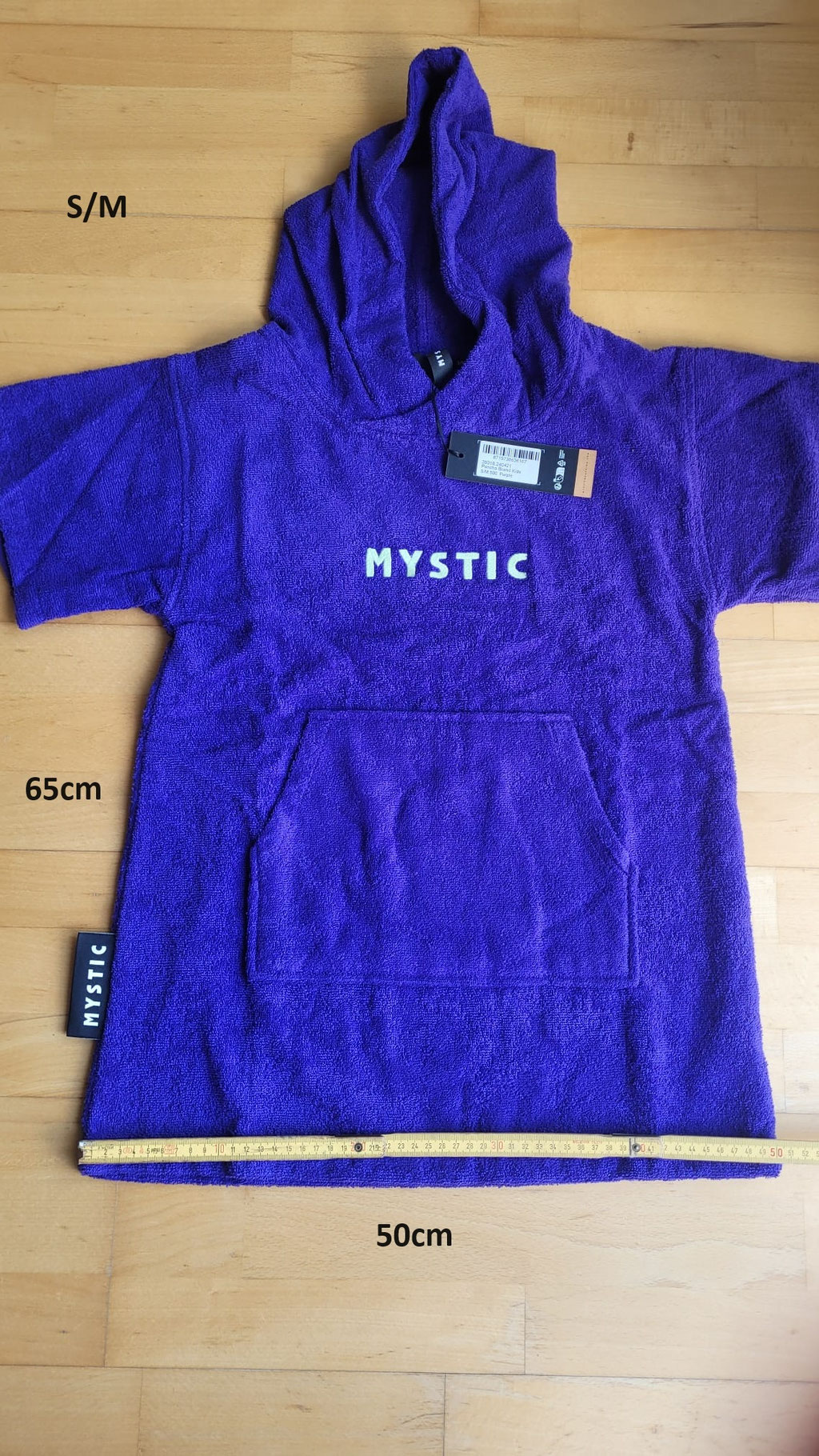 Mystic Kids Poncho S/M Sizechart WindSucht