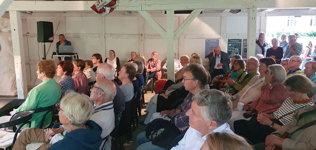 Vernissage Ausstellung Gisbert Jungermann / Gut Seekamp / 27.07.25 / Foto: Wolfgang Brammen