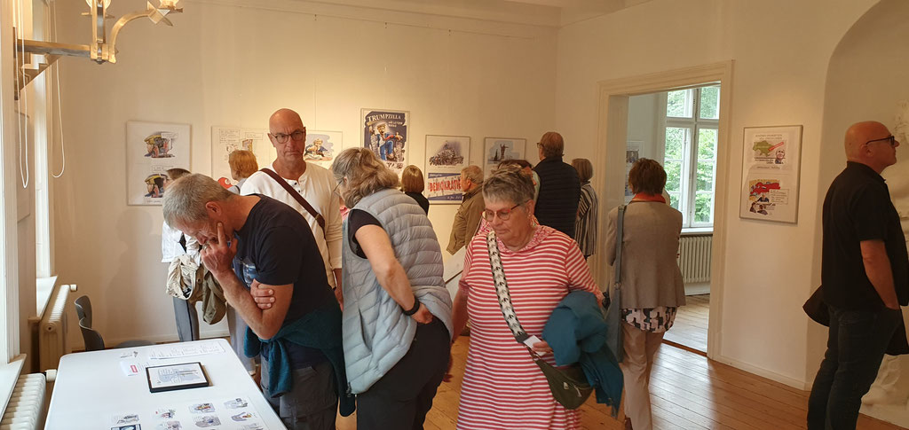 Vernissage Ausstellung Gisbert Jungermann / Gut Seekamp / 27.07.25 / Foto: Wolfgang Brammen