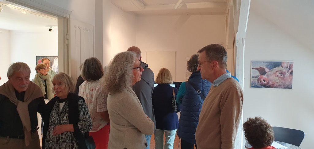 Vernissage Ausstellung Gisbert Jungermann / Gut Seekamp / 27.07.25 / Foto: Wolfgang Brammen