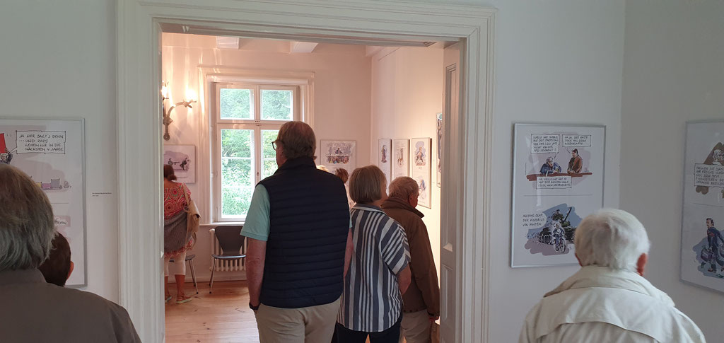 Vernissage Ausstellung Gisbert Jungermann / Gut Seekamp / 27.07.25 / Foto: Wolfgang Brammen
