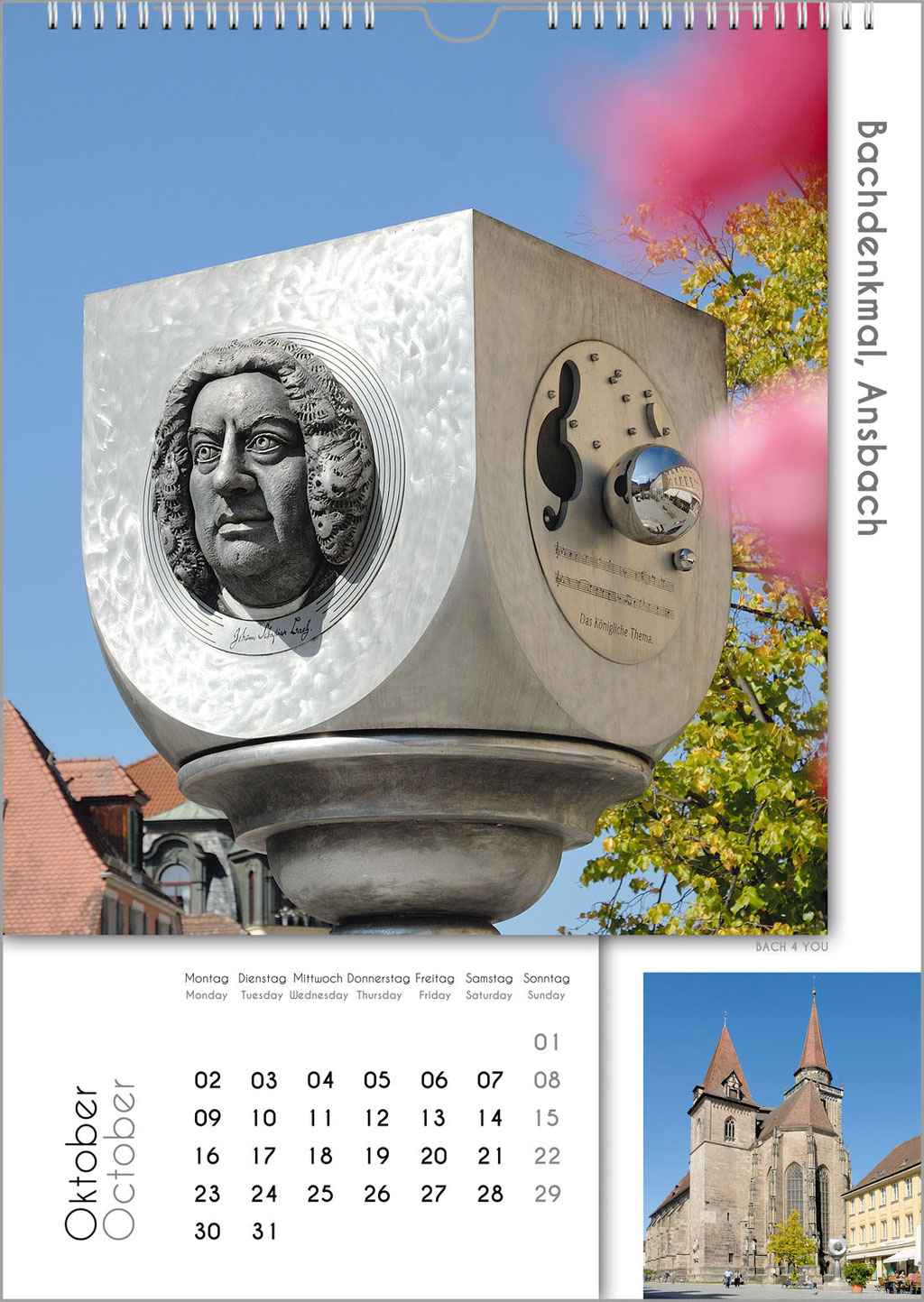 Bach-Monuments ... Bach Calendars Are Music Calendars and Music Gifts.